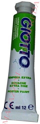 GIOTTO TEMPERA TUBO ML 12 VERDE CINABRO